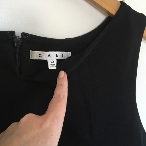 CAbi Black Perfect Shell Top style #649 - size 12 - Picture 3 of 8